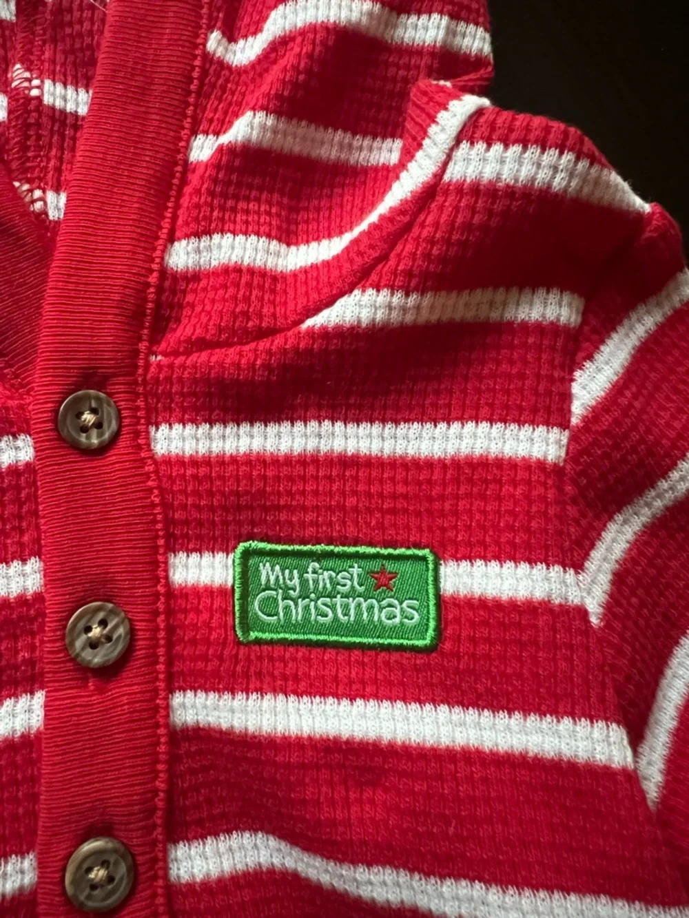 New - Little Me My First Christmas 2-Piece Outfit Set with a Reindeer Hood